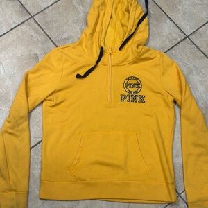 PINK Victoria's Secret Yellow Hoodie